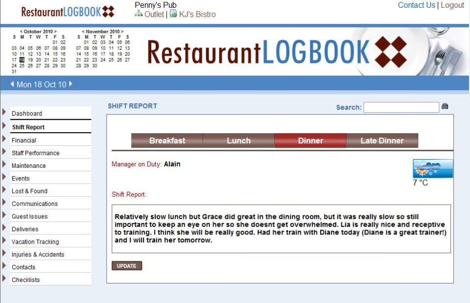 Restaurant LogBook - Restaurante Bitácora-pantalla-2