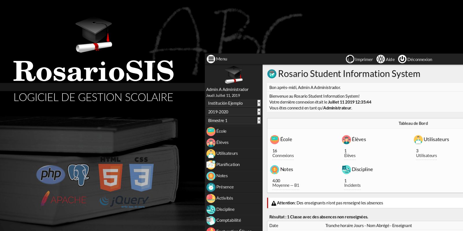 Avis RosarioSIS : Application web d'administration d'école - Appvizer