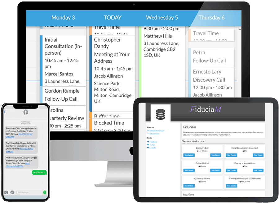 10to8 - 10to8 booking page, text reminders, calendar sync