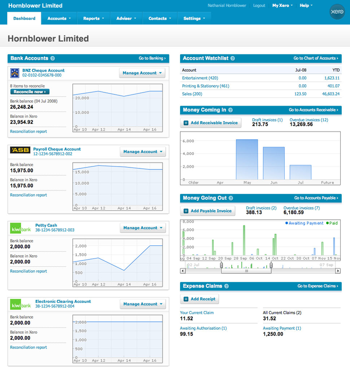 review xero accounting software