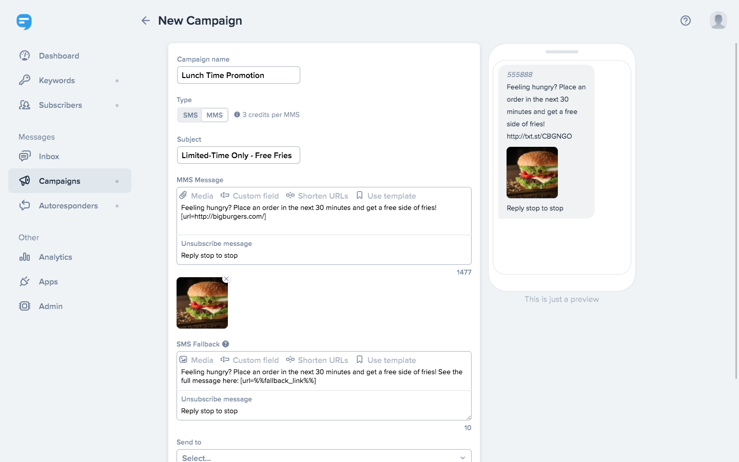 SimpleTexting-SimpleTexting Campaign Manager