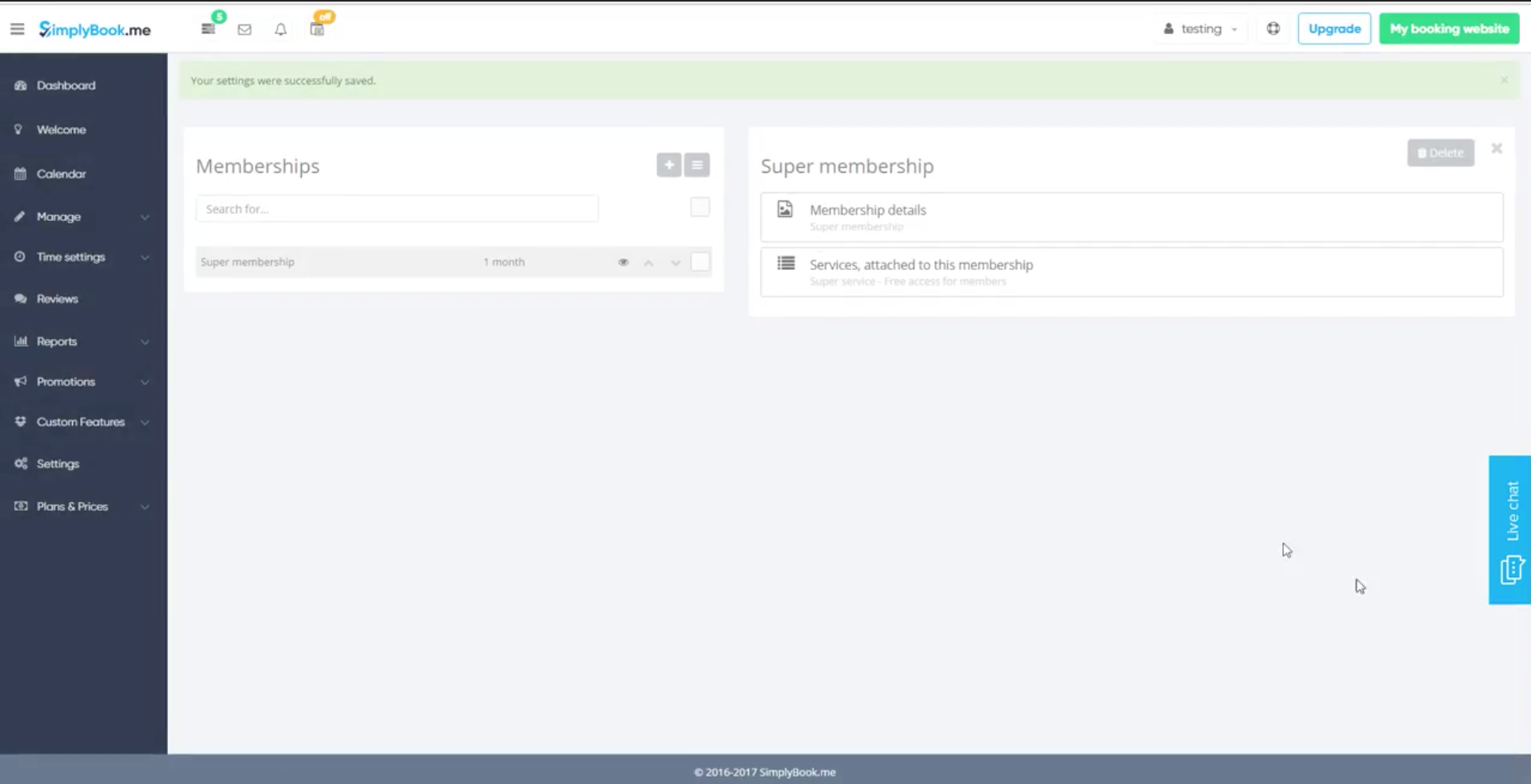 SimplyBook.me: creation of a new service SimplyBook.me: creation of a new service