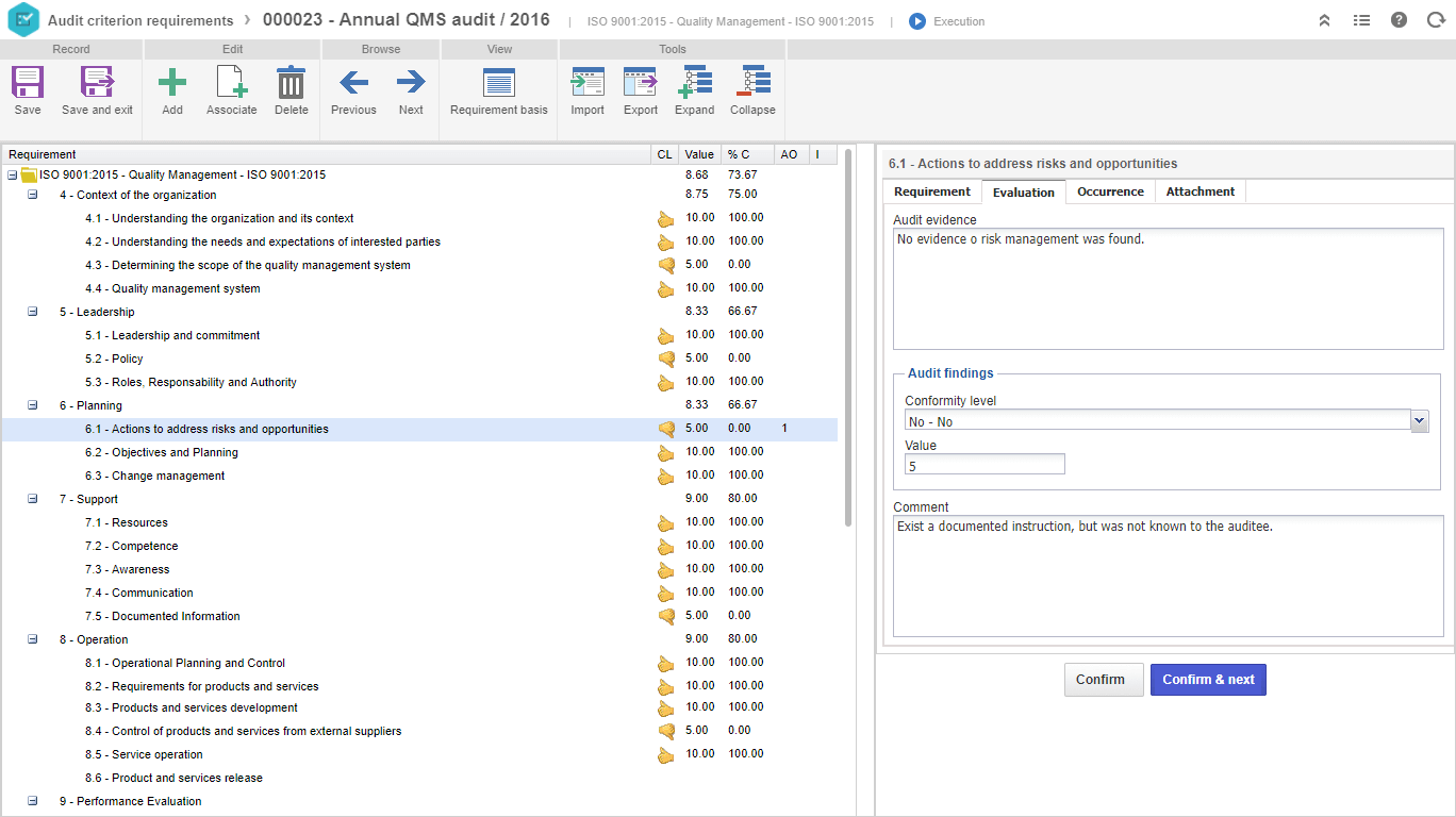 SoftExpert EQM - Gestion de l'audit