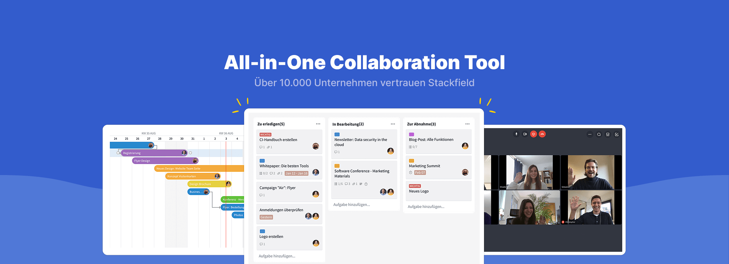 Bewertungen Stackfield: Das All-in-One Collaboration Tool aus Deutschland - Appvizer