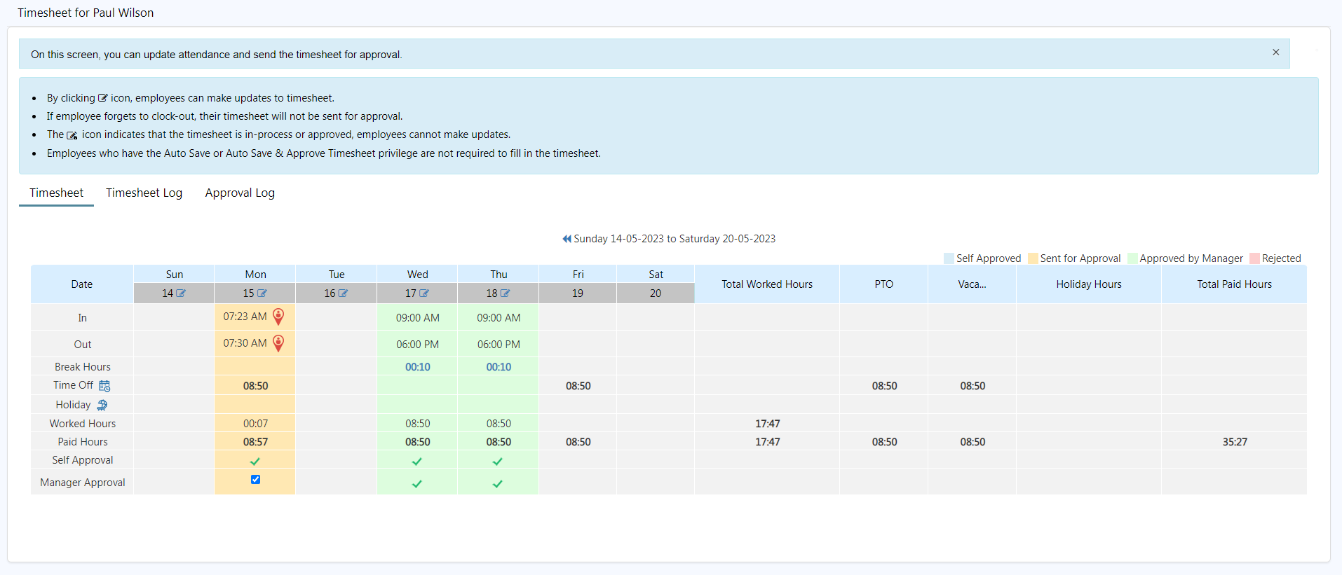 SutiHR - Timesheet