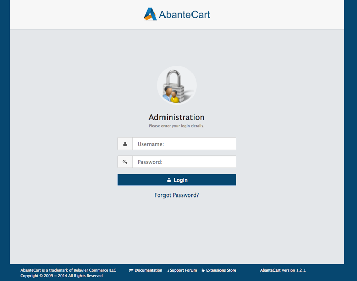 AbanteCart - AbanteCart-pantalla-0