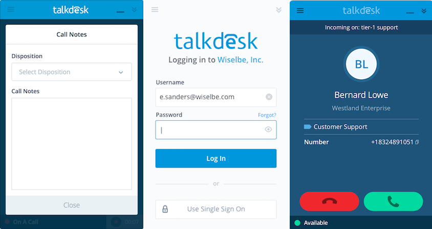 Talkdesk - Talkdesk de pantalla-1