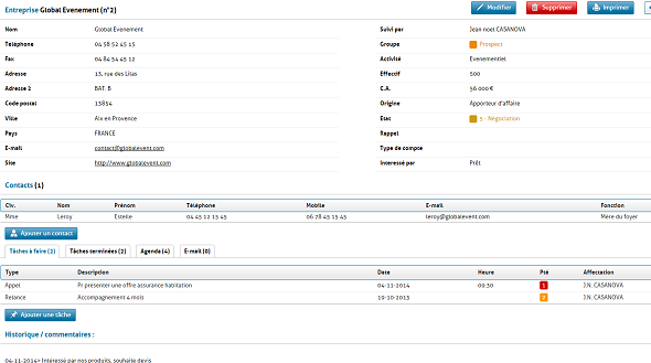 Managing contact cards in RCMP Contact Managing contact cards in RCMP Contact