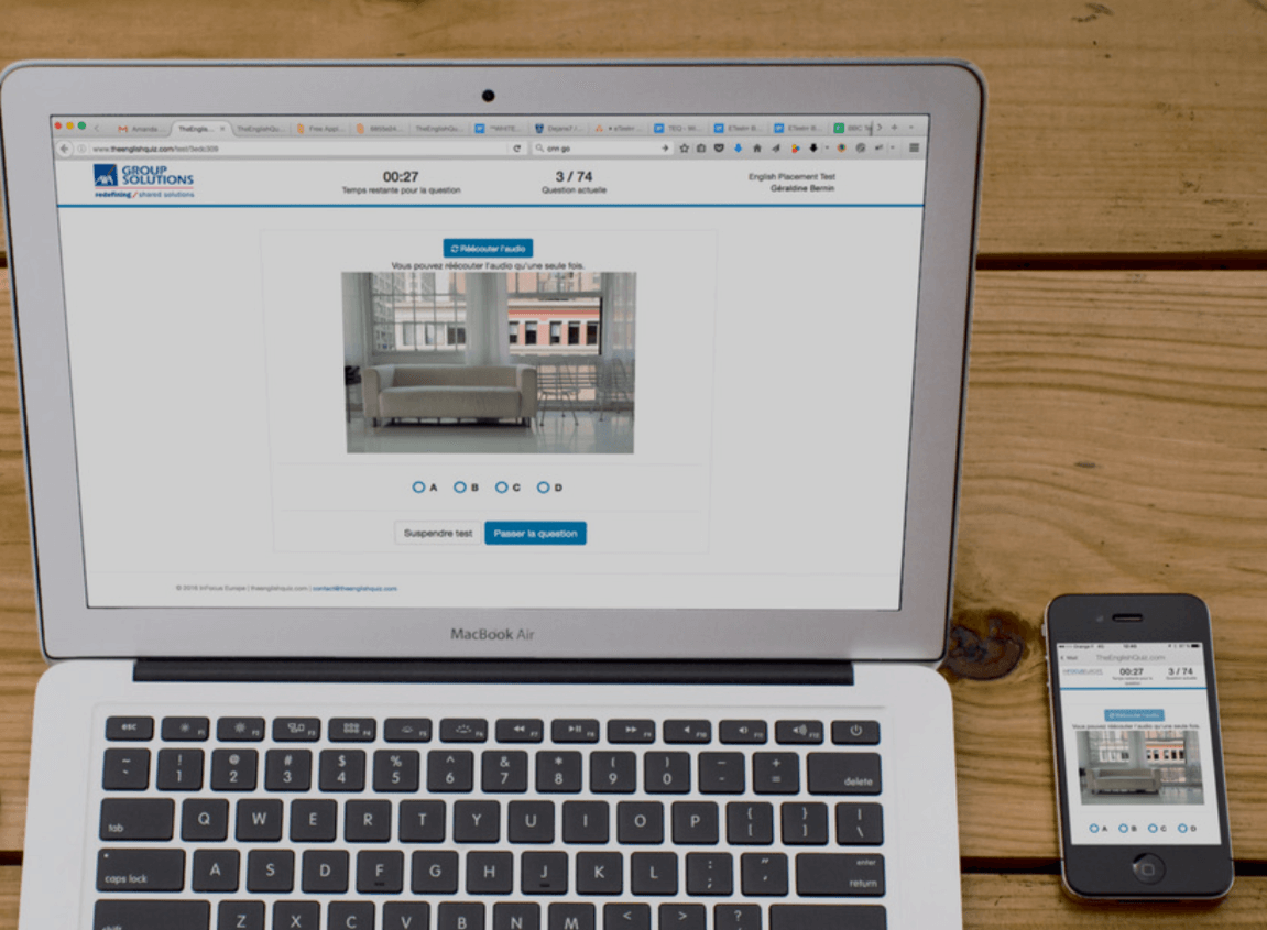 The English Quiz screenshot