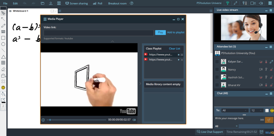 WizIQ Virtual Classroom - WizIQ Virtual Classroom-screenshot-1