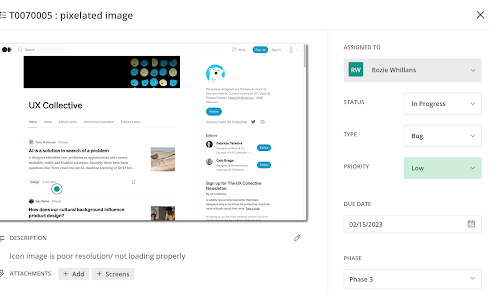 zipBoard - Manage tasks, set priorities, due dates, and assign issues to appropriate stakeholders for resolution