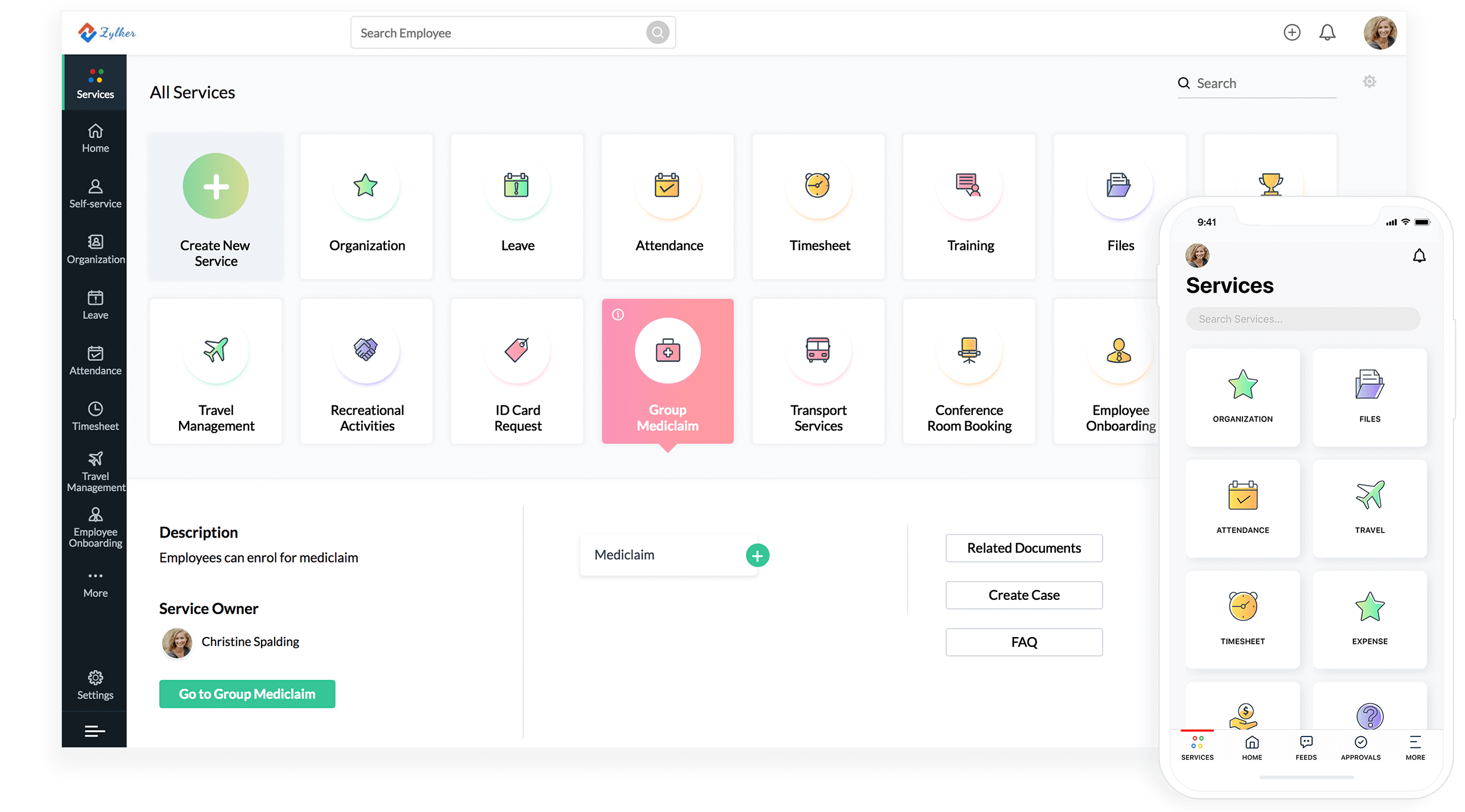 Zoho People - Screenshot 2