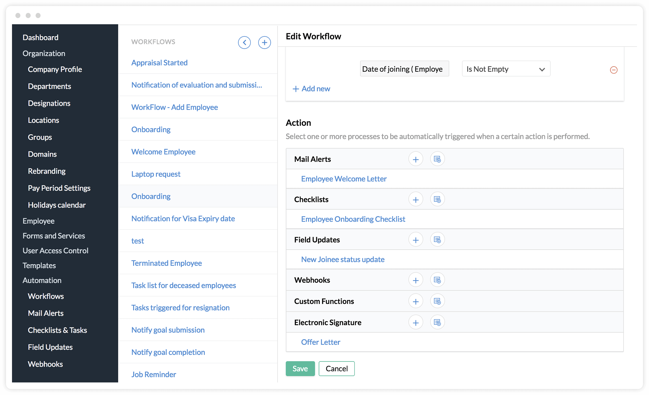 Zoho People - Screenshot 4