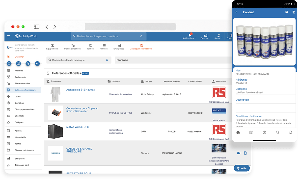 Mobility Work CMMS/GMAO - Community-based