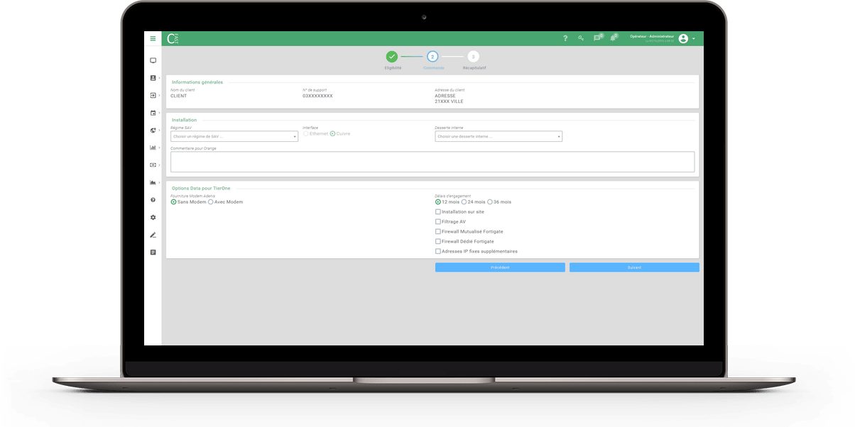 CFAST - Data provisioning