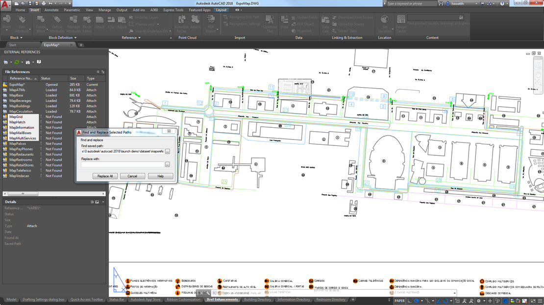 AutoCAD - Correction des chemins d'accès aux fichiers de référence externe (xréfs)