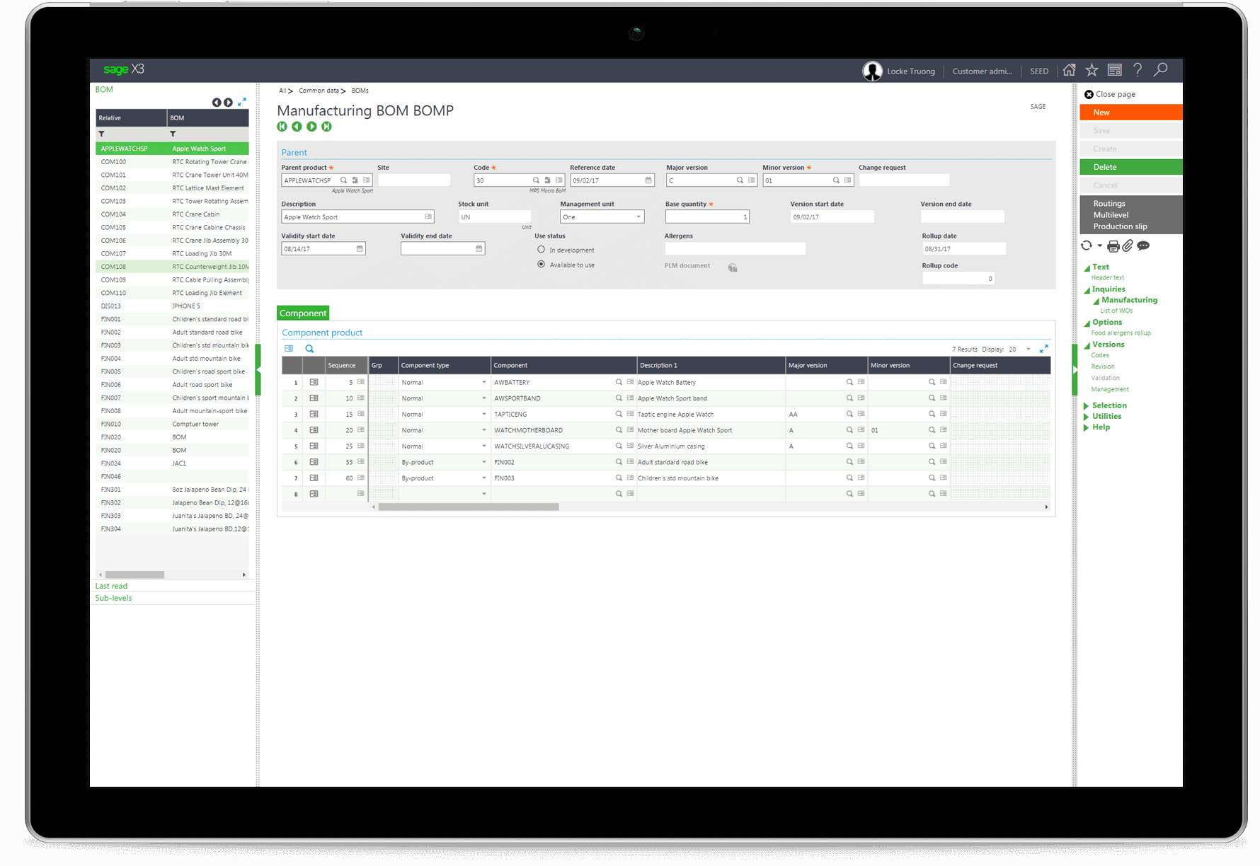 Sage Business Cloud X3 - Screenshot 1