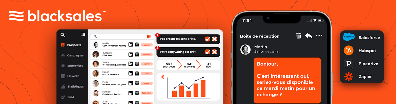 Avis Blacksales : Génération de leads multicanal pour Saas et Agences BtoB - Appvizer