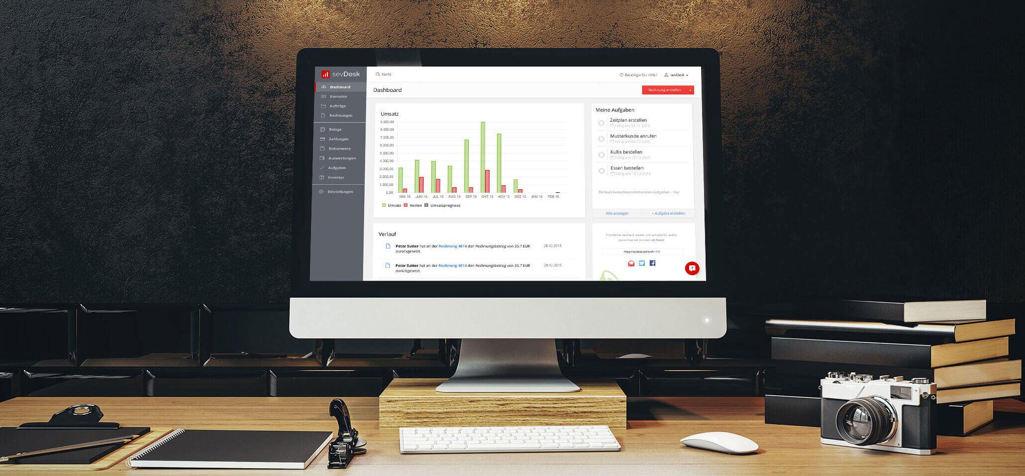 Bewertungen sevDesk: Online Buchhaltung, intuitiv und sicher - Appvizer