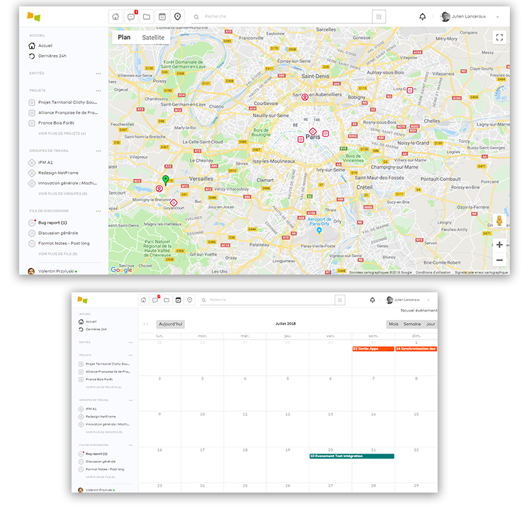 Netframe.co - Organisation
- Votre profil dans votre environnement professionnel
- Gérer votre temps
- Gérer votre géographie
- Compétences des collaborateurs