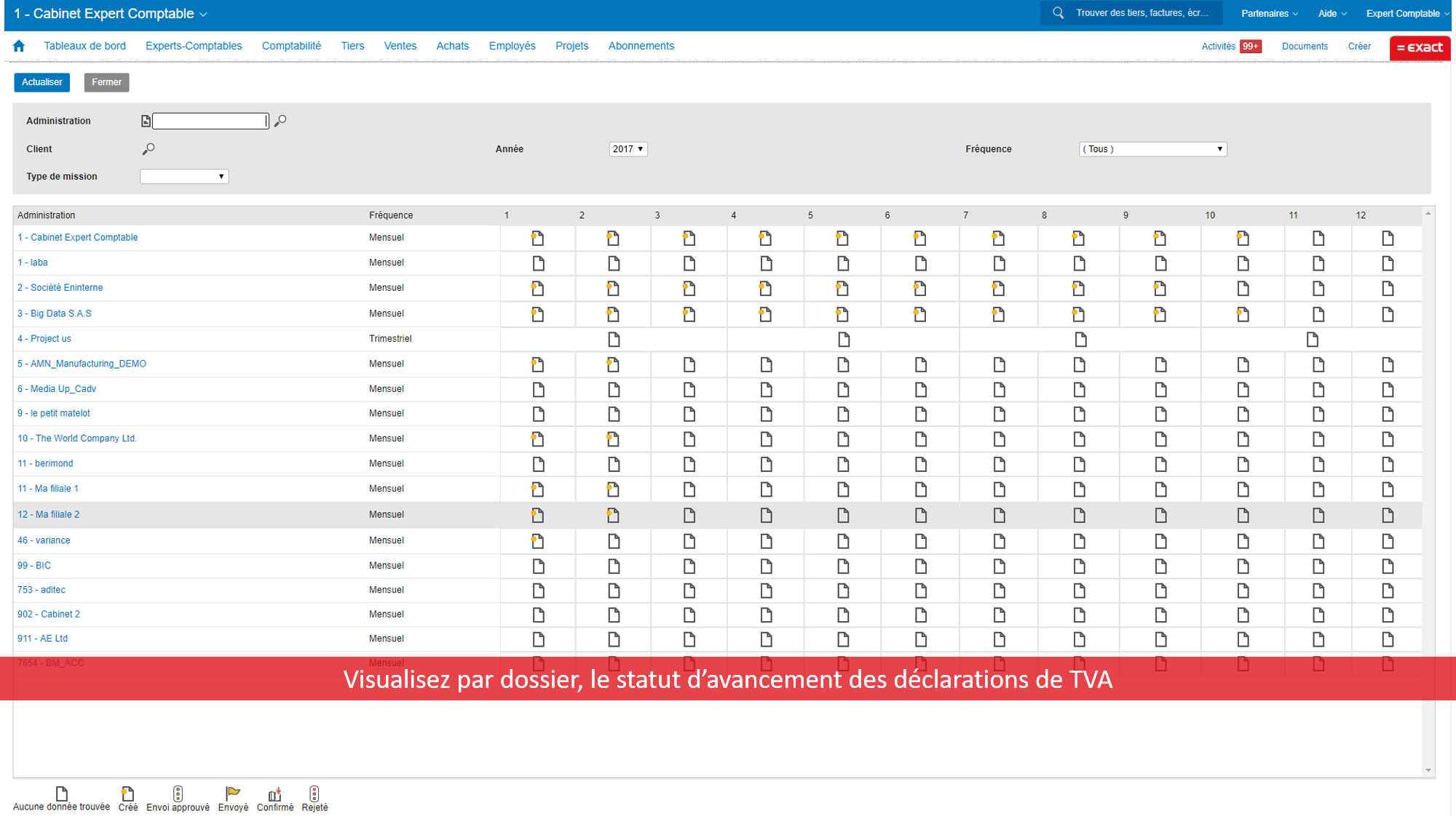 Exact pour Experts-Comptables - 4_Déclaration de TVA