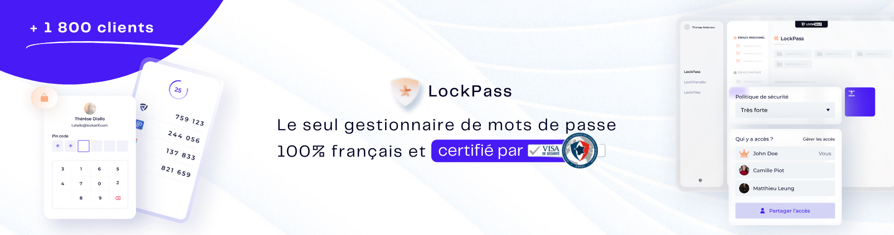 Avis LockPass : Gestionnaire de mots de passe 100% français & certifié ANSSI - Appvizer