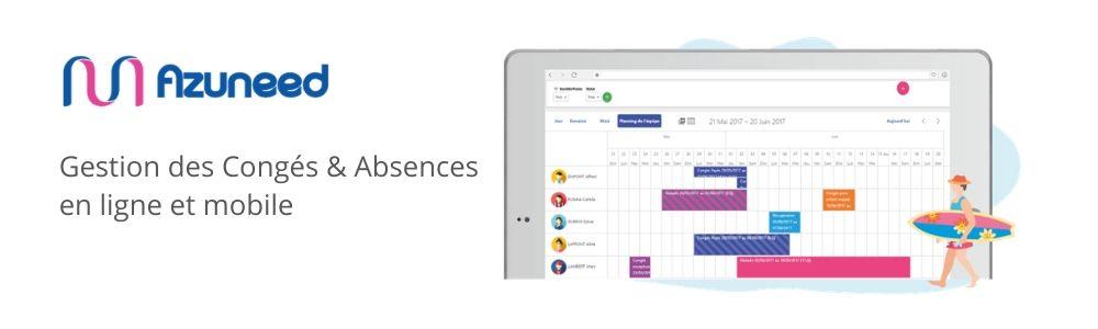 Avis Azuneed RH - Planning congés : La gestion simplifiée des Plannings congés et des absences - Appvizer