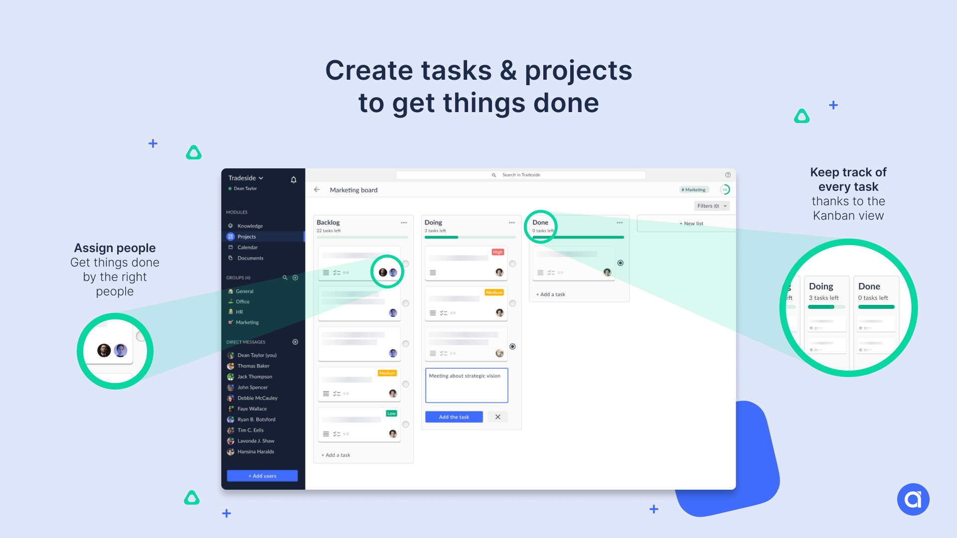 Atolia - Projects & Tasks