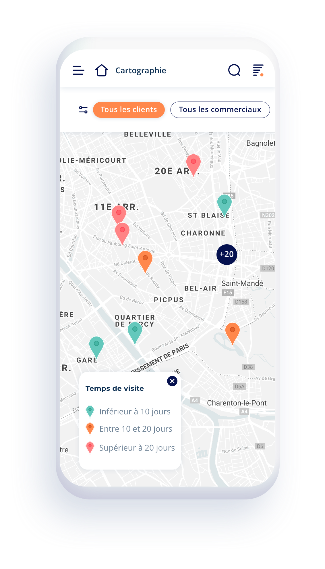 Yuto - Géolocalisation et itinéraire optimisé avec Waze. Raccourcis rapides. Gestion des tournées et des rendez-vous