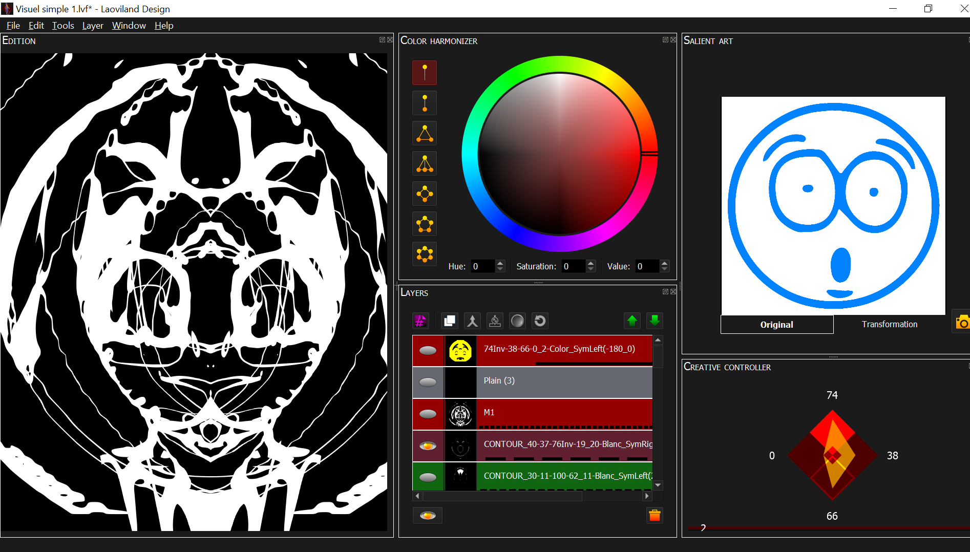 Laoviland Salient Design - Behind each smiley.