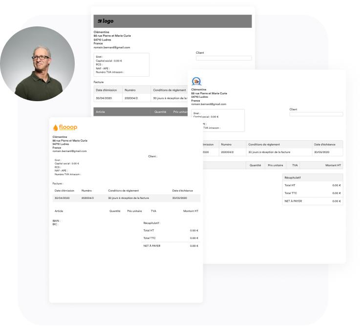 Clementine - Choisissez un outil de facturation tout-en-un qui vous permet de personnaliser vos factures, devis et autres documents en étant 100% en conformité avec la règlementation en vigueur.