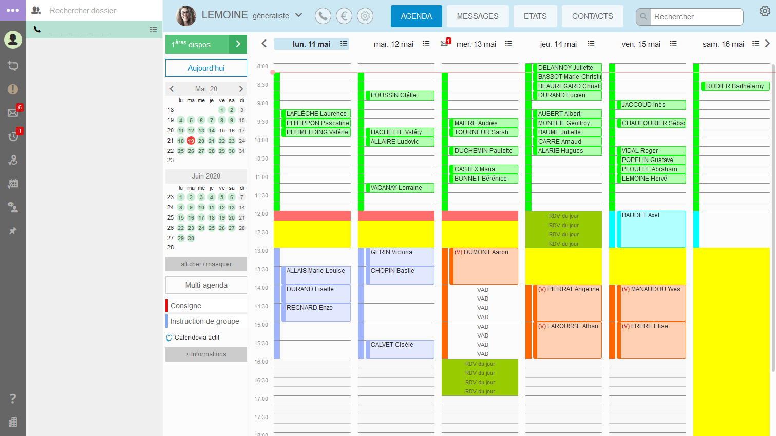 Serenovia - Agenda Calendovia