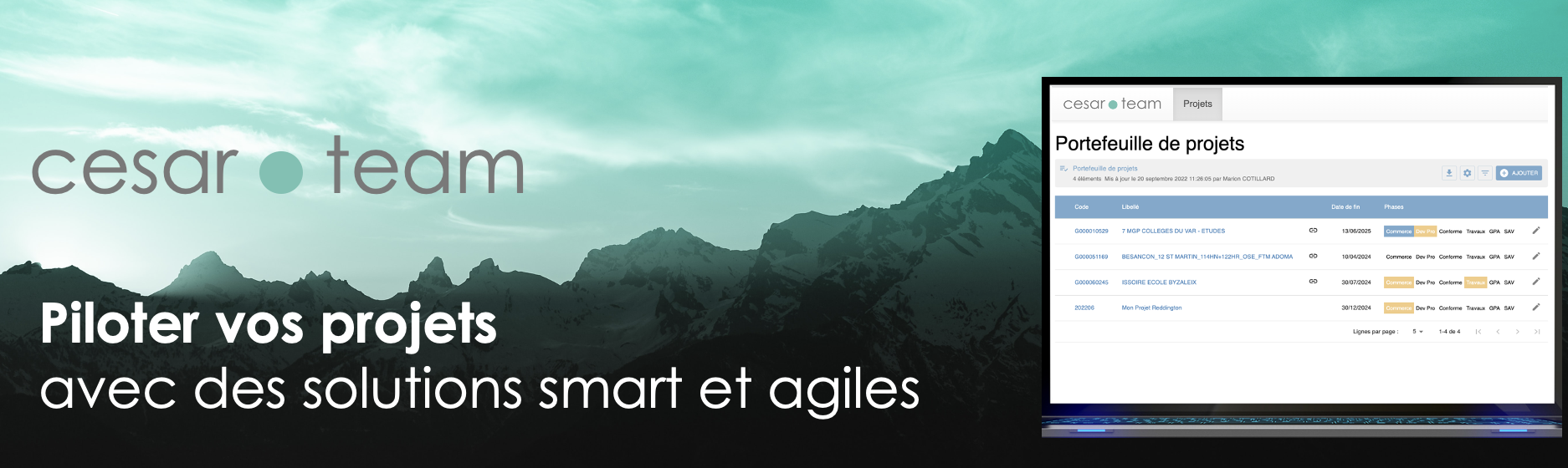 Avis Cesar Team : Solutions PPM Smart et Agiles pour DSI ; ETI et + - Appvizer