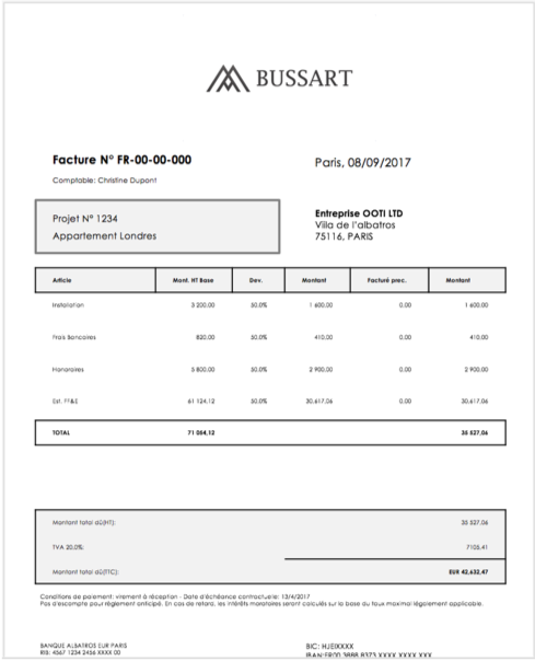 OOTI - Invoice