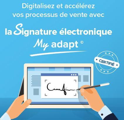 Adapt Immo - Découvrez la signature électronique dans le logiciel immobilier My Adapt