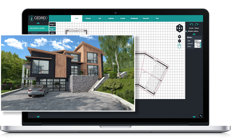 Cedreo - Créez des visuels HD pour aider vos clients à se projeter