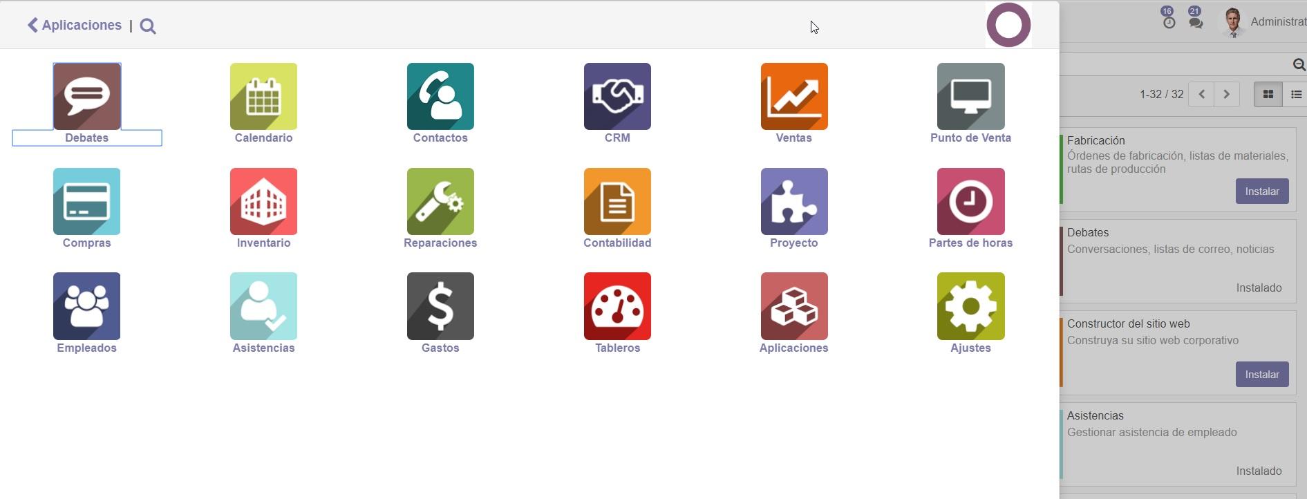 Odoo CRM - Captura de pantalla 1