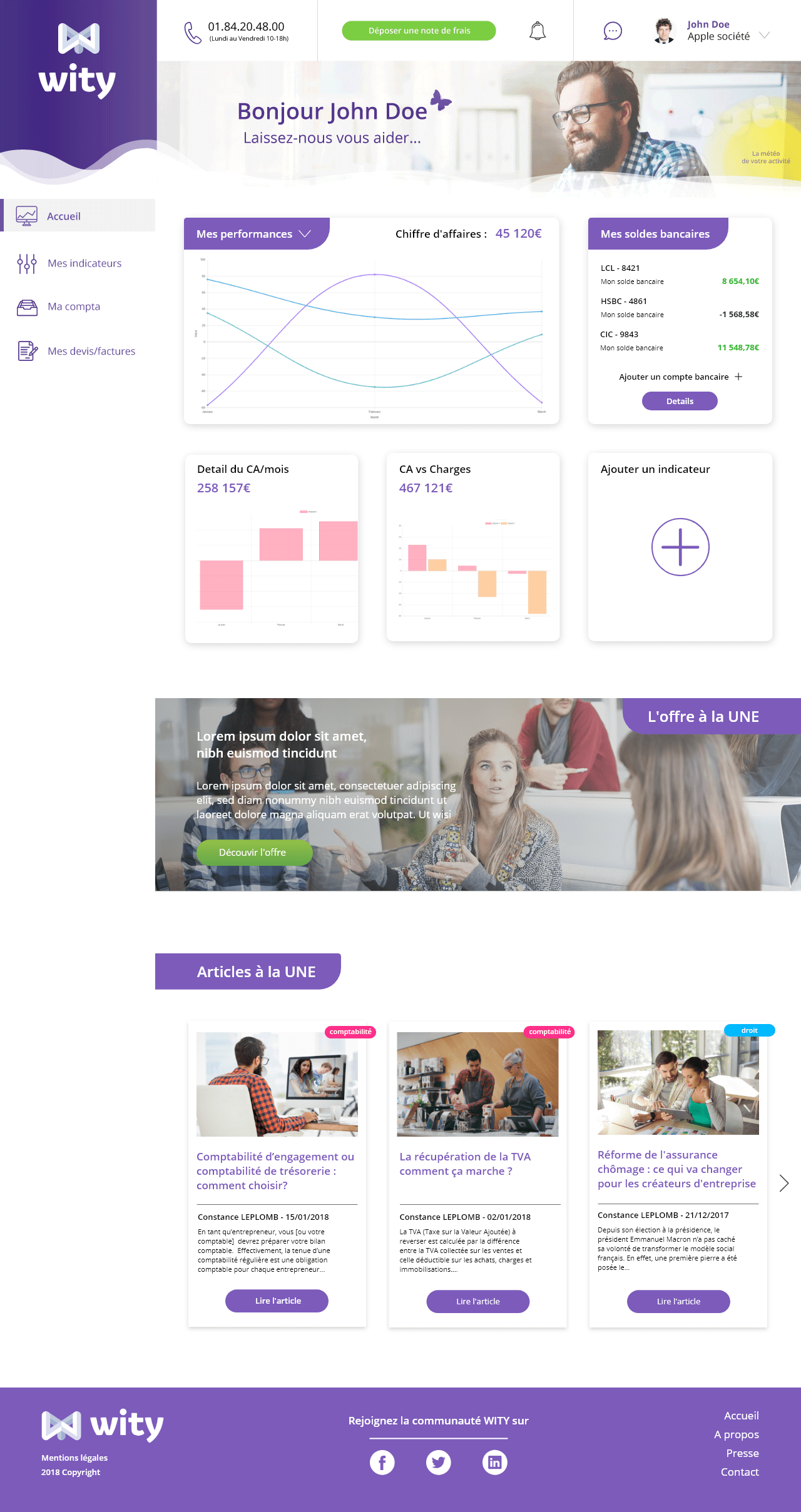 WITY - Vos indicateurs de performance et les dernières évolutions légales à votre disposition