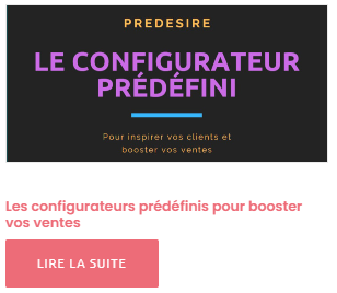Predesire configurateur - Configurateur Prédéfini