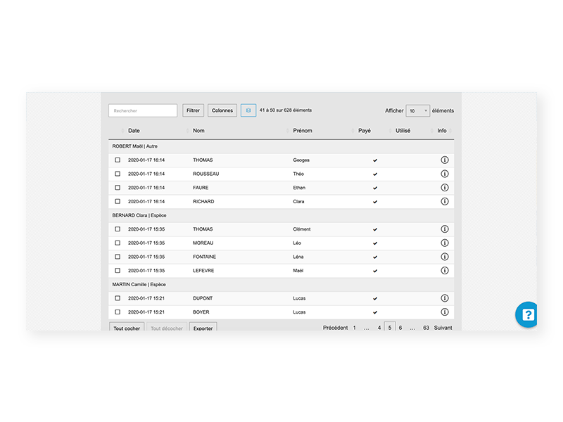 Billetweb - Gérer vos commandes