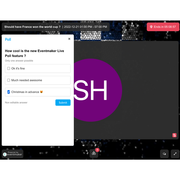 Eventmaker - Audience interaction