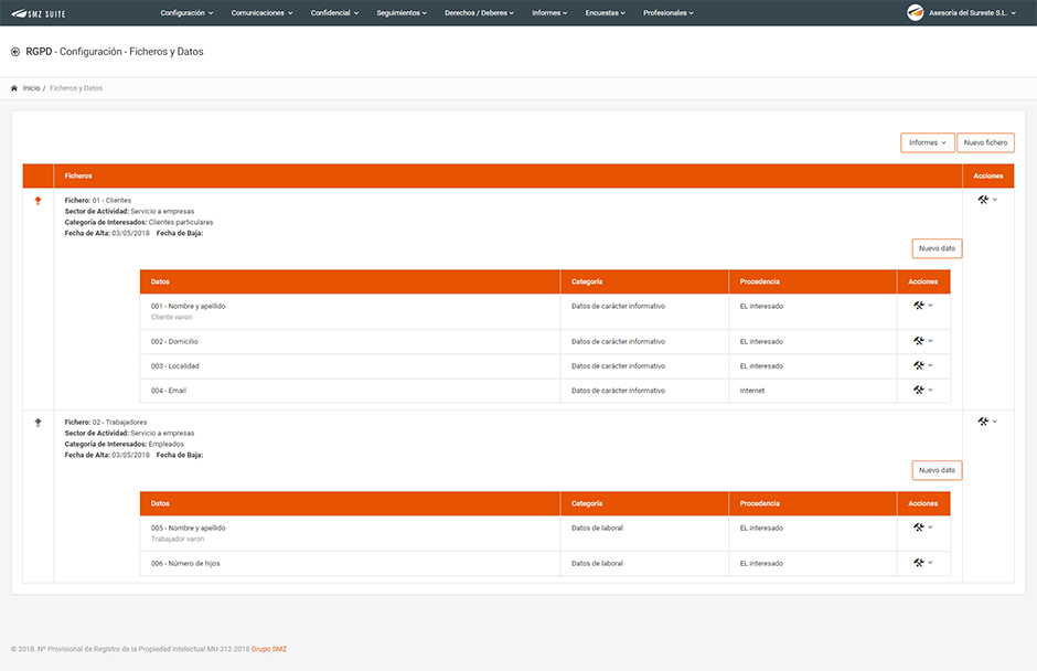 NCS Software - Ficheros hay Datos