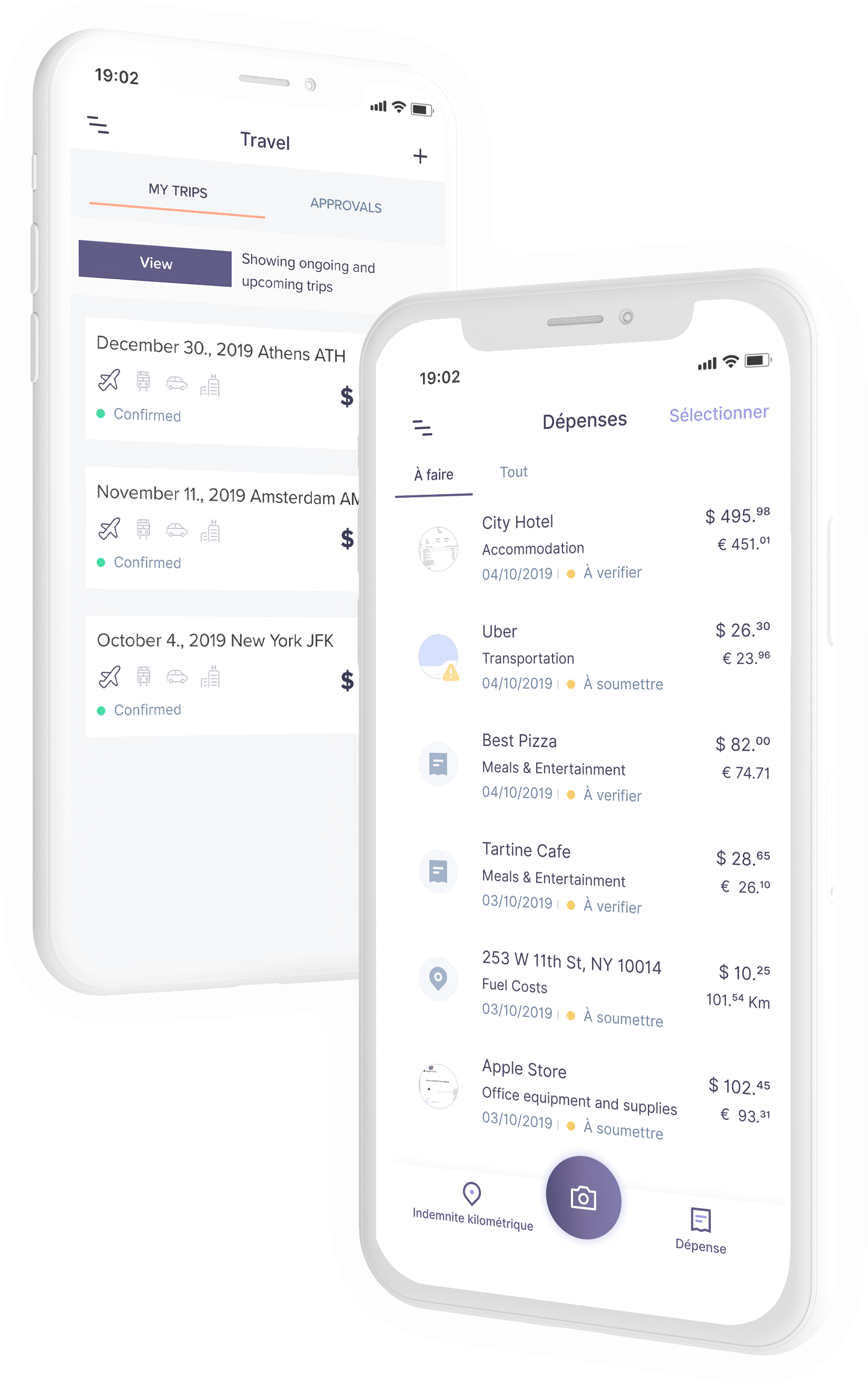 Rydoo - Rydoo Travel & Expense - application mobile pour la gestion des notes de frais et voyages d'affaires