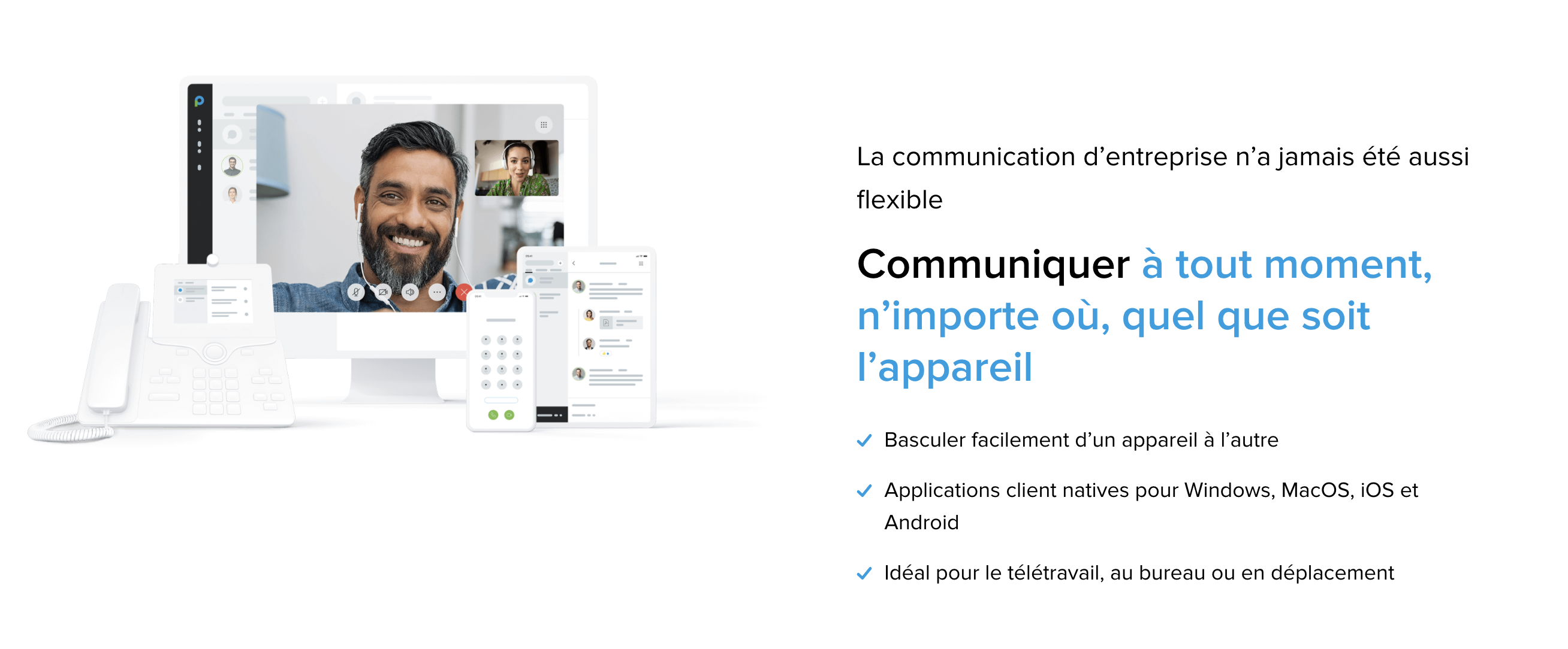 Placetel : Communication tout-en-un: téléphonie, messagerie, réunions.