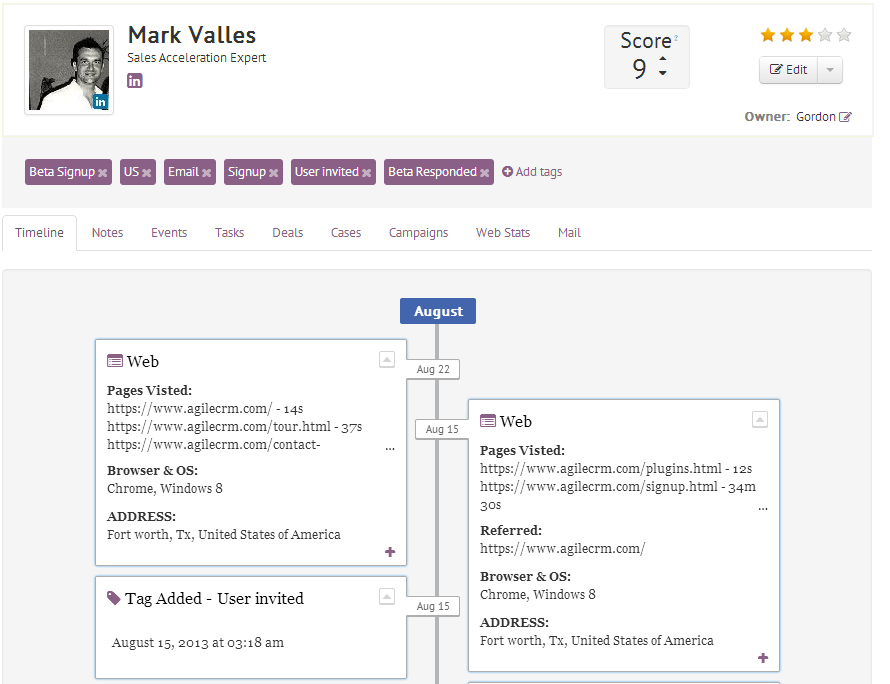 Agile CRM - Agile CRM-screenshot-3