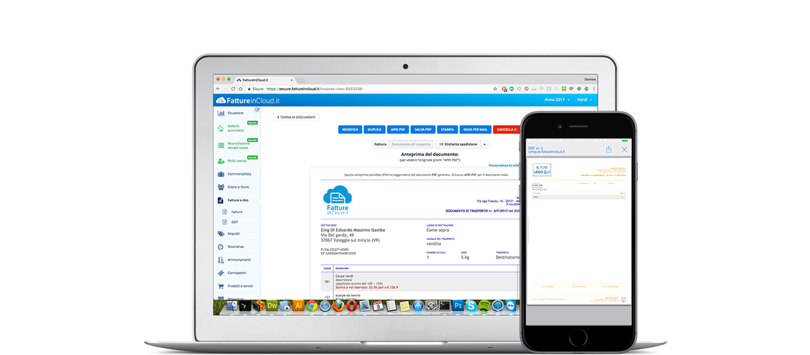 Fatture in Cloud - Ddt - Documenti di trasporto
