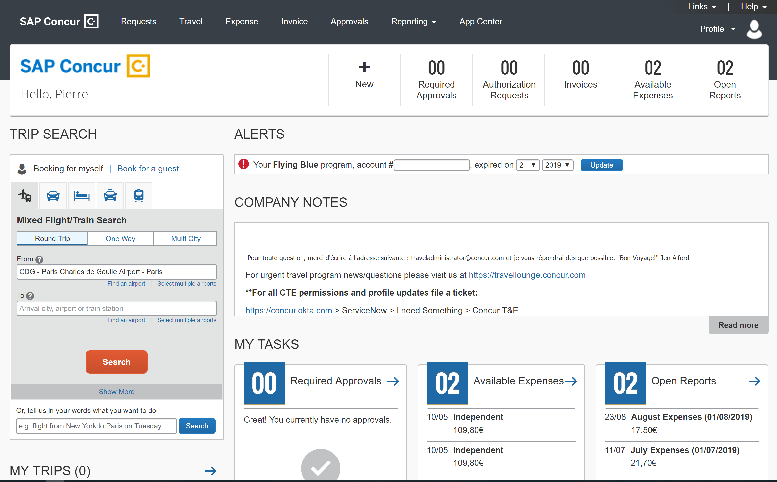 Concur Expense - Screenshot 3