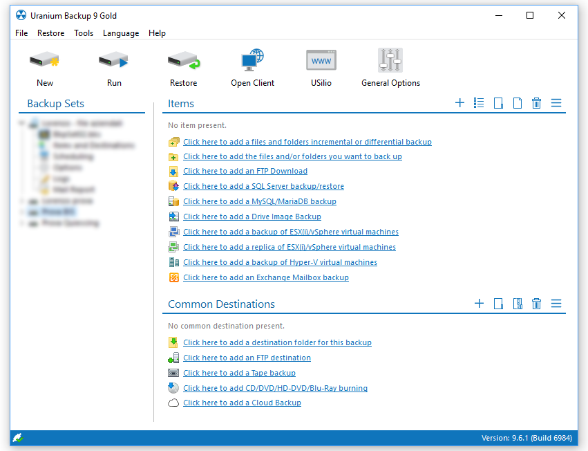 Uranium Backup - Screenshot 2