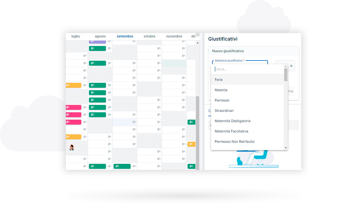 Dipendenti in Cloud - Gestionale ferie