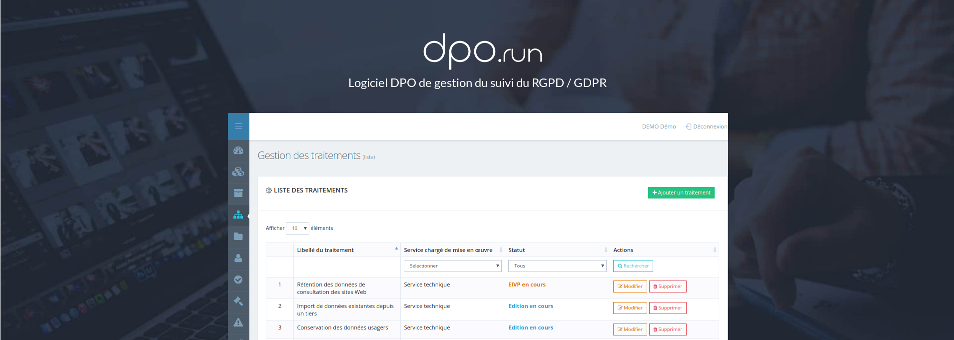 Avis DPO.run : Logiciel RGPD DPOrun - Appvizer